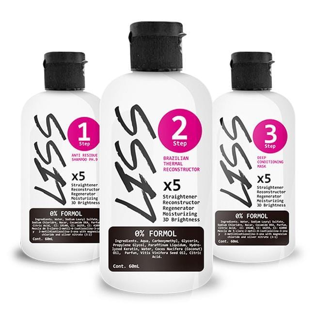 3 productos para Alisado progresivo