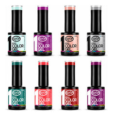 8 Esmaltes Semipermanentes Gel Uv/led Gnp De 1 Paso