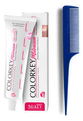 Kit Tinta Silkey Colorkey Milenium 120g + Peine De Cola