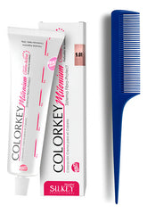 Kit Tinta Silkey Colorkey Milenium 120g + Peine De Cola