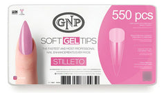 Soft Gel Tips Gnp X550 Unidades. Gel Suave Flex-fit