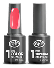 Kit De Esmalte Semipermanente De 1 Paso Gnp Color + Top Coat