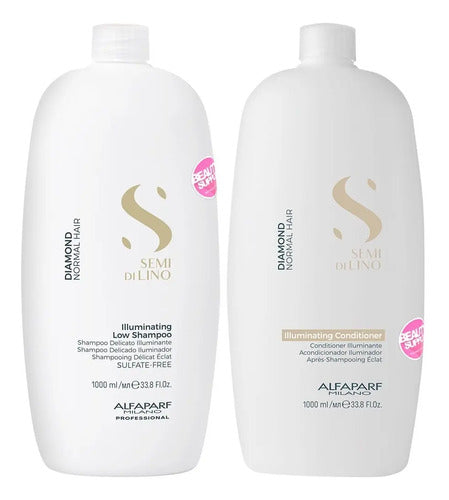 Pack Alfaparf Profesional Diamond Semi Di Lino Illuminating