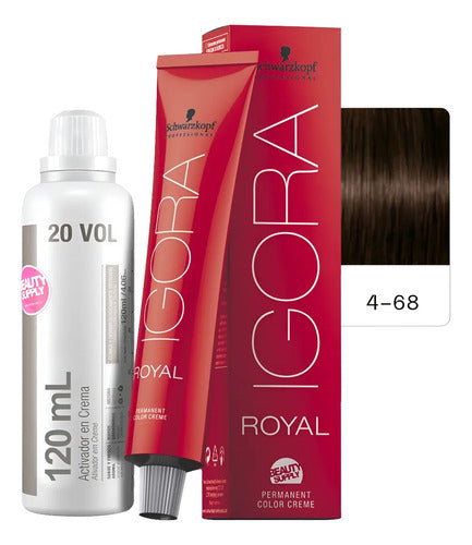 Kit Tinta Igora Royal Schwarzkopf Con Oxidante