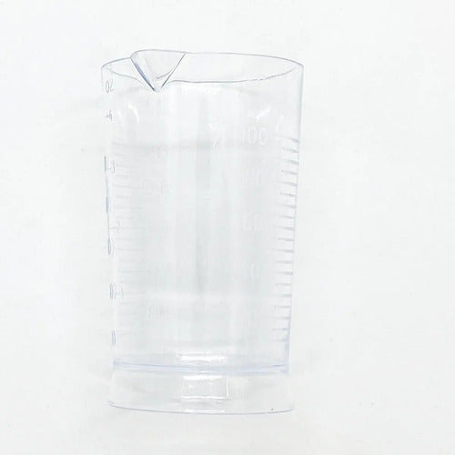 Vaso Medidor Chico Sin Asas Mega Transparente