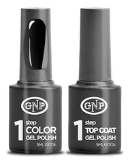 Kit De Esmalte Semipermanente De 1 Paso Gnp Color + Top Coat