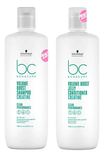 Shampoo Y Acondicionador 1lt. Schwarzkopf Volume