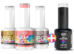 Kit Esmaltes Semipermanentes Gnp 15ml 21 Free + Removedor