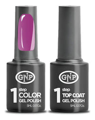 Kit De Esmalte Semipermanente De 1 Paso Gnp Color + Top Coat