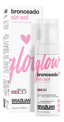 Kit De Autobronceante Brazilian Mousse Glow 150ml + Guante
